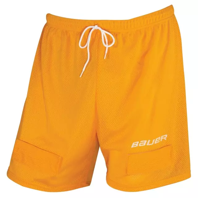 Bauer Deep Protection Core Mesh Jock Shorts Senior Orange XS-XL