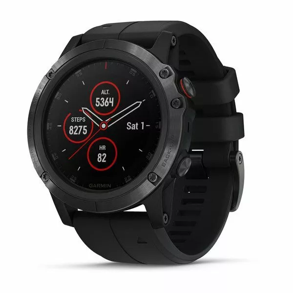 Garmin Fenix 5 X Plus Saphir Noir Tour de Taille/Noir 010 01989 00 Autorisé