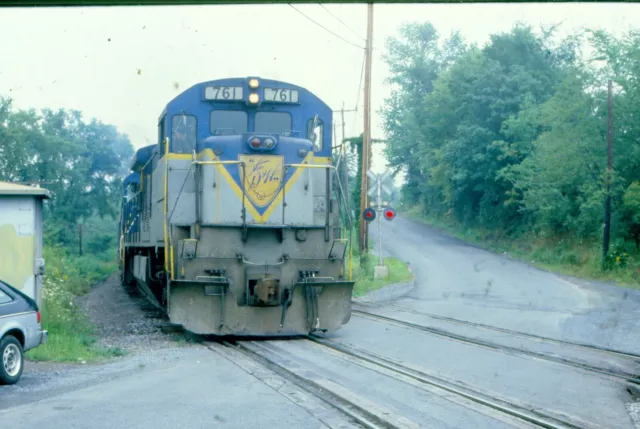 Delaware & Hudson (D&H) # 761 Near Mechanicville R