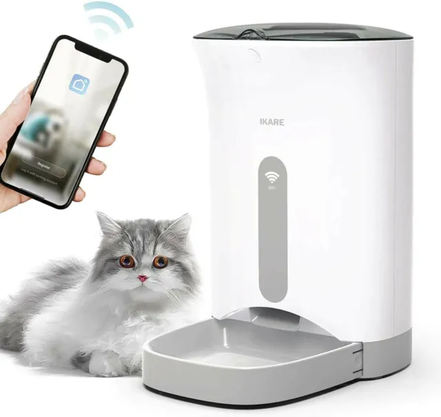 IKARE mangeoire automatique pour animaux de compagnie mangeoire automatique pour chats distributeur de nourriture programmable pour
