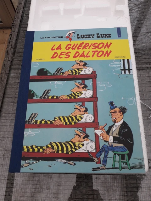 LUCKY LUKE guérison des daltons hachette collection gd format,état neuf
