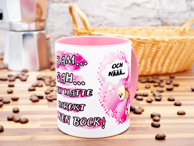 Kein Bock Tasse Becher mit Spruch lustig Morgenmuffel witzig Bürotasse Arbeit 3