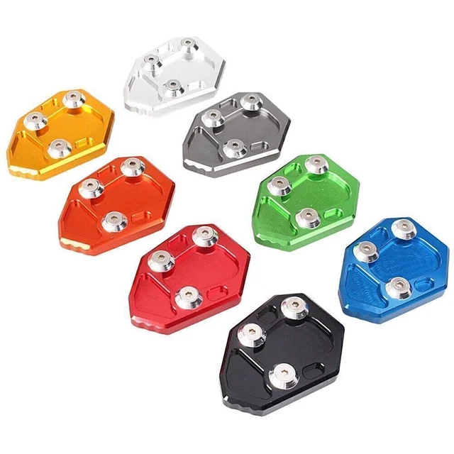 1x Motorcycle Kickstand Side Stand Pad Extension Plate For BMW S1000RR 2010-2014
