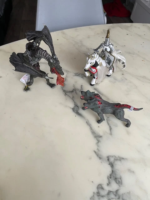 Quiralu – Lot De 3 Dragons à Cheval, Soldats Français Aluminium 1:32