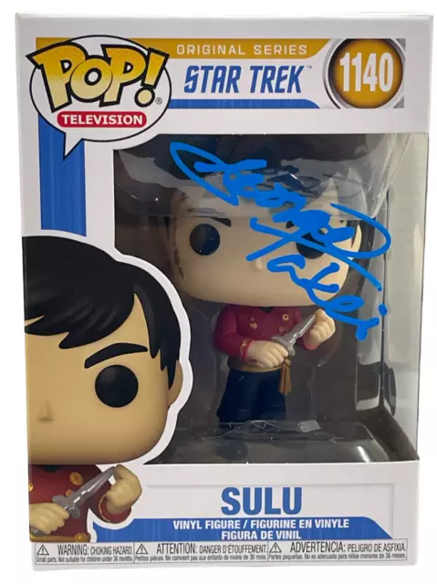 George Takei Signed Sulu 1140 Funko Star Trek Authentic Autograph Beckett