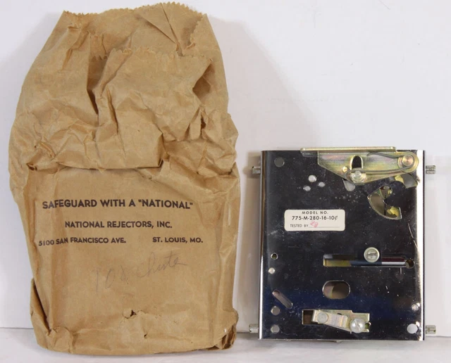 National Coin Rejector New Old Store Stock 10 Cent Chute 775-M-280-16 Vending