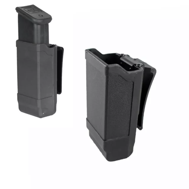 Polymer Double Stack Mag Holder Single Magazine Pouch Holster for 9mm to .45 cal