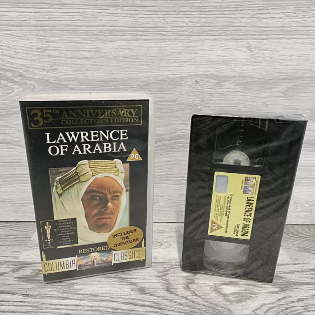 Lawrence Of Arabia collectors edition VHS Sealed Tape