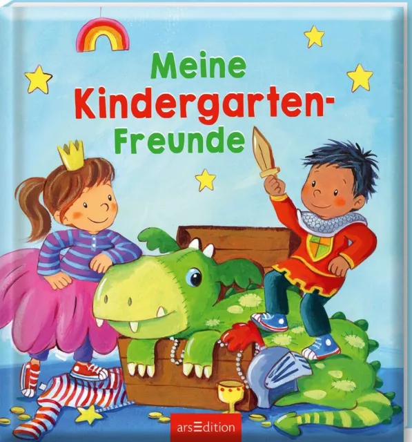 Freundebuch Prinzessin und Prinz Meine Kindergarten Freunde ab 3 Jahre + BONUS