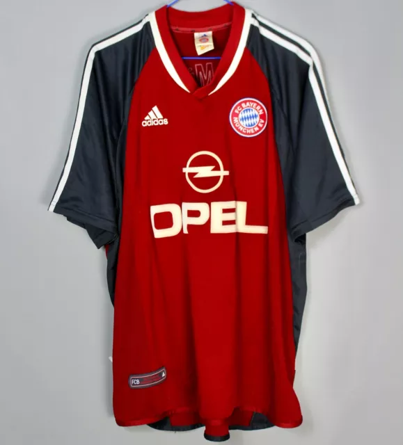 Bayern Munchen 2001/2002 Home Football Shirt Jersey Adidas Size L Adult