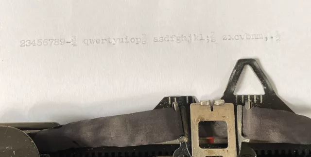 Máquina de escribir portátil vintage Smith Premier para el hogar década de 1930 probada funciona excelente 2