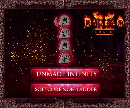 D2R Diablo 2 Resurrected Softcore NON-Ladder Infinity Unendlichkeit ETH BASE