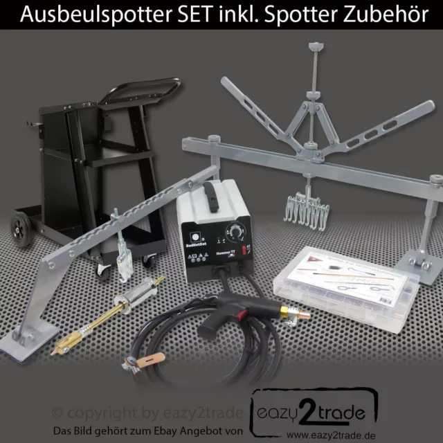 AUSBEULSPOTTER KAROSSERIE AUSBEUL-SET Spotter 2600A + Ausbeulwerkzeug  Zubehör EUR 1.465,00 - PicClick DE