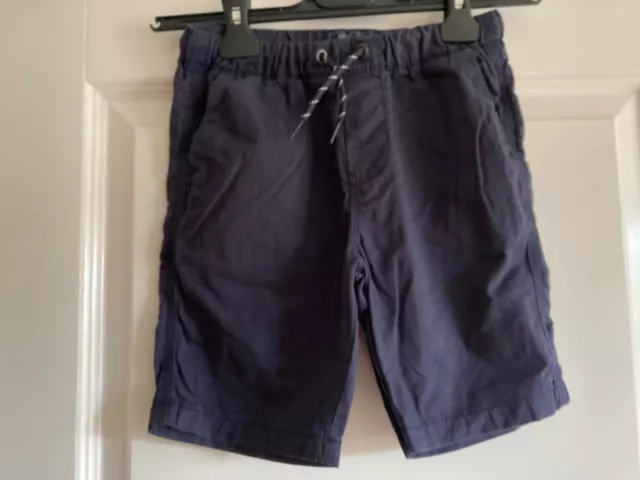 Boys Navy Blue Shorts  - NEXT - Age 7 Years - VGC