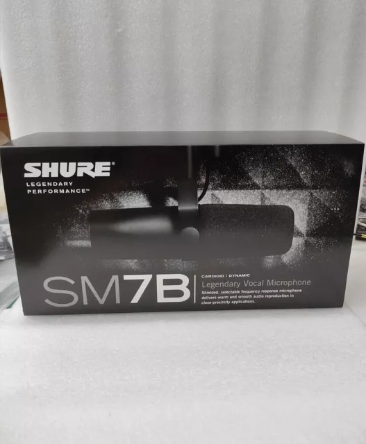 SHURE SM7B Cardioid Dynamic Vocal Mikrofon Schwarz Originalverpackung DHL 3