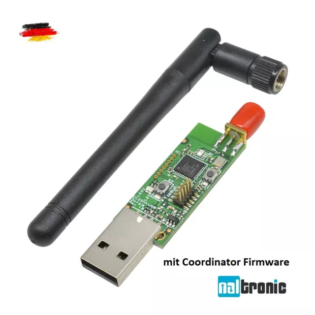 CC2531 ZigBee USB Stick,  ioBroker, FHEM, openHAB, zigbee2mqtt coordinator