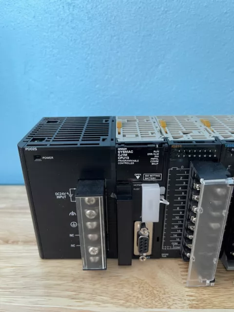 Omron PLC Unit Complete With Modules