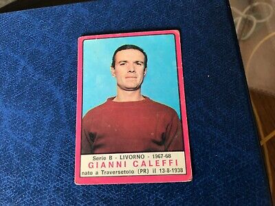 PANINI CALCIATORI 1967/68 LIVORNO CALEFFI LEGGI DESCRIZIONE 
