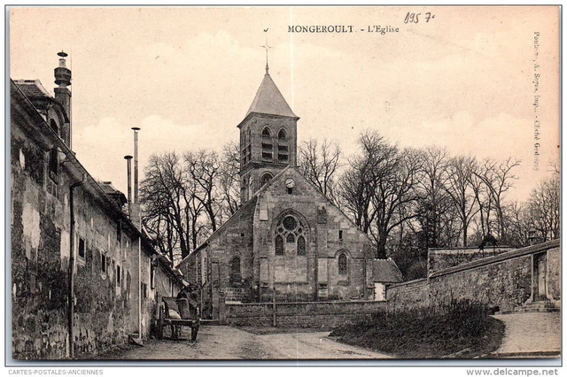 95 MONGEROULT - l'eglise