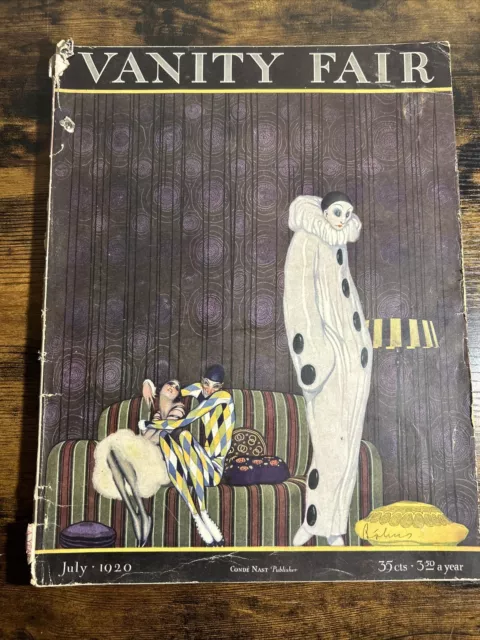 Rare Vanity Fair Vintage Magazine July 1920 Great Condition Complete WP
