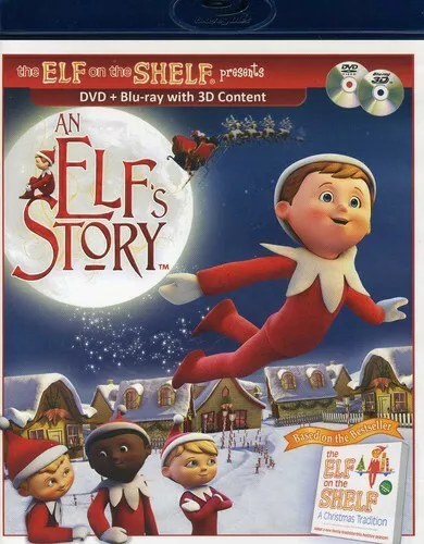 THE ELF ON THE SHELF A Christmas Tradition AN ELF'S STORY Blu-Ray 3D + DVD  1120