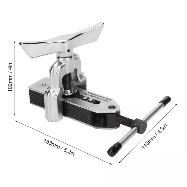 Eccentric Flaring Tool 45 Degree Angle Copper Tube Cone Supplies 4-19mm TPG