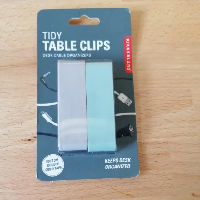 Tidy Table Clips, New In Original Packaging