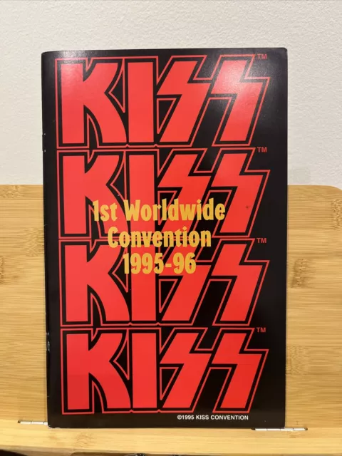 KISS TOURBOOK - WORLDWIDE CONVENTION TOUR 1995-96 - 36 pages 28x18 -USA 🔥🔥