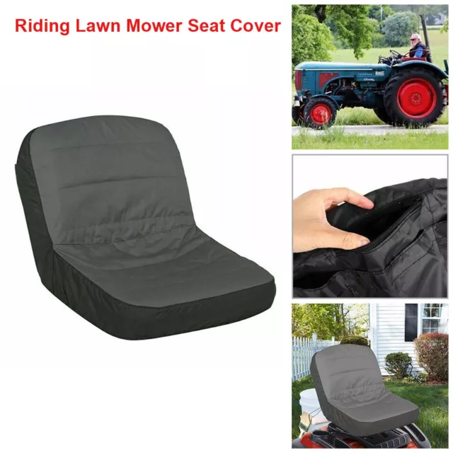 2X Universal Riding Lawn Mower Tractor Seat Cover Padded Comfort