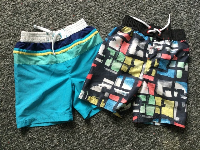 M&S George 2x paia pantaloncini da nuoto ragazzi bauli - età 4-5