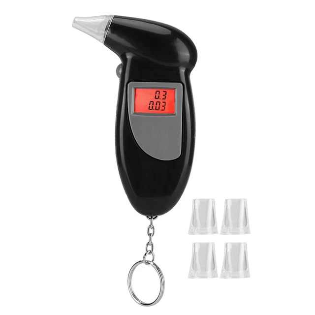 Pantalla digital de respiración portátil LCD probador/analizador de alcohol con retroiluminación OCH