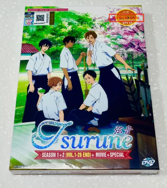 Tsurune Season 1+2 + Movie + Special (DVD) (2019) Anime