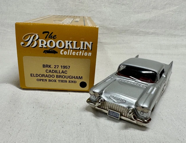 Miniature Brooklin 1/43 - Cadillac Eldorado Brougham 1957, Bleue