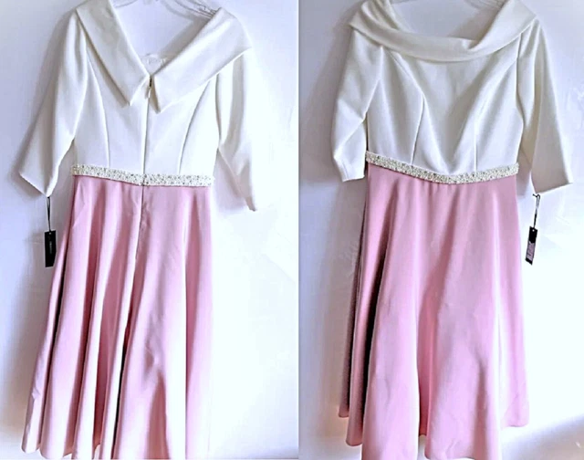 Veni Infantino Dress Pink 991624 Size 8 mother of the bride