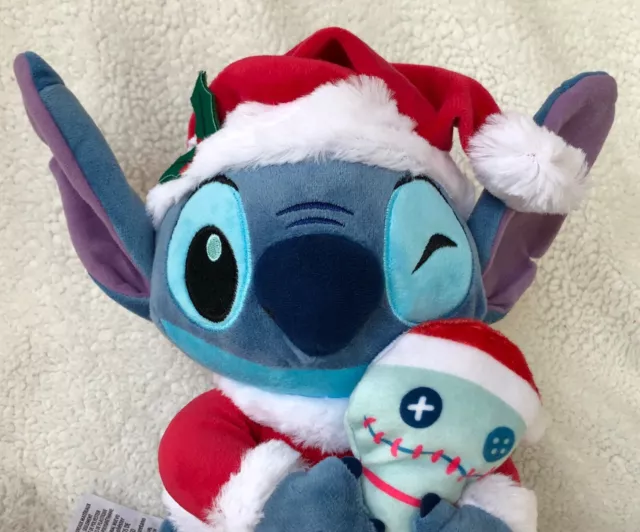 Disney Store Christmas 2022 Adorable Lilo & Stitch Holiday Cheer Stitch Soft Toy 2