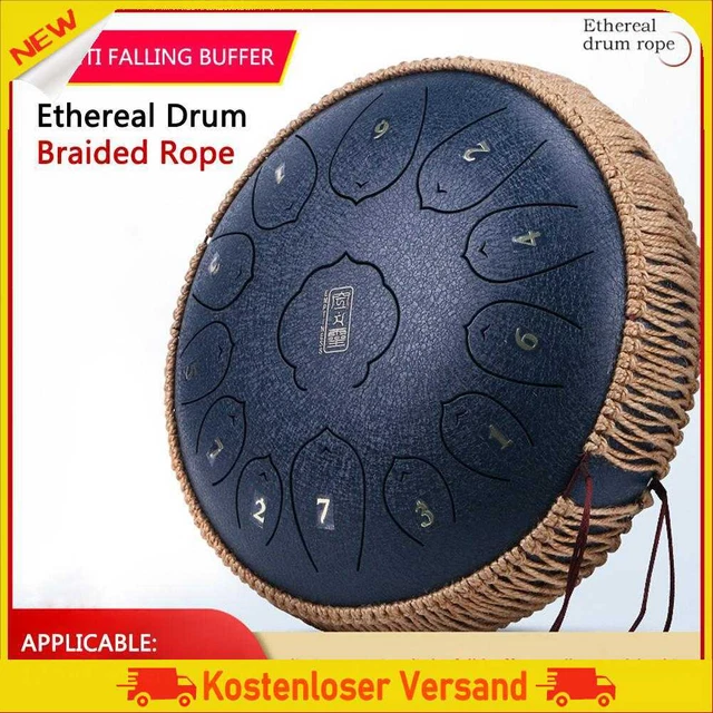 Handmade Handpan Decoration Woven Rattan Rope Steel Tongue Drum Braided Ropes