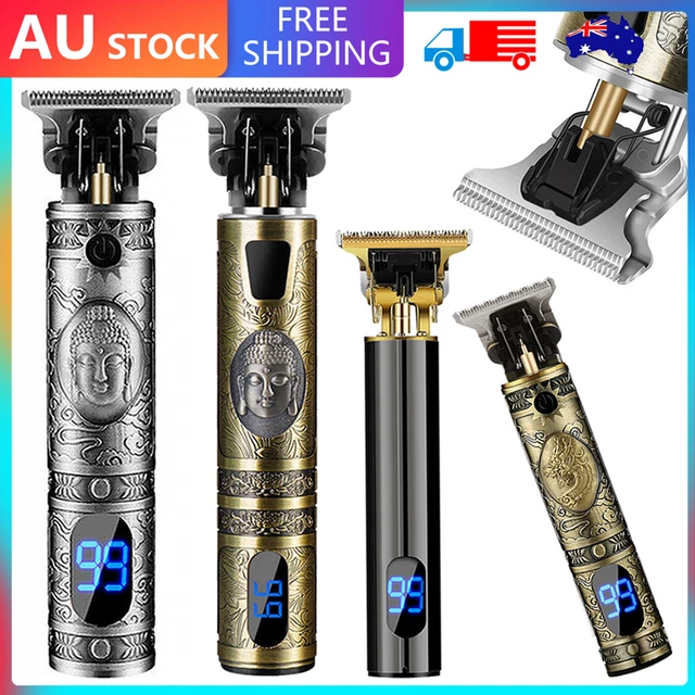 Men Portable Electric Hair Trimmer Clippers Beard Shaver Cutting Cordless AUS