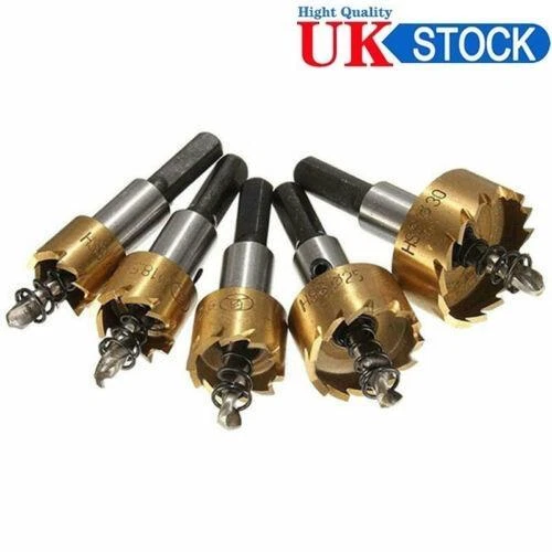 12-80 mm Hss Titanium Drill Bit Hole Saw Stainless Steel Metal  Cutter Drilling