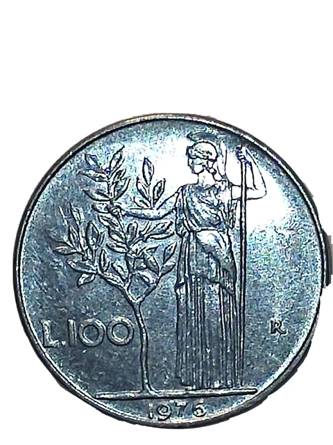 ITALY 100 LIRE Coin / REPUBLICA ITALIANA 1976 / 02 / FREE POSTAGE UK £2 ...