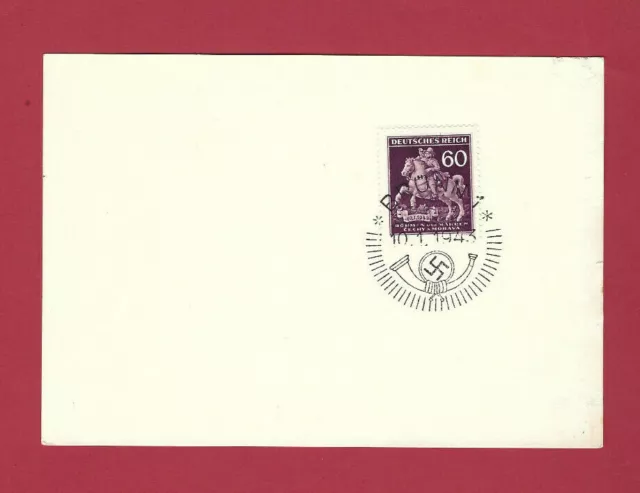 Böhmen und Mähren -Tag d. Briefmarke - Mi.Nr. 113 - Beleg - Est