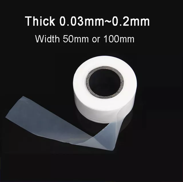 PTFE Film Sheet High Temperature Plate Plastics 0.03/0.05/0.08/0.1/0.2mm Thick