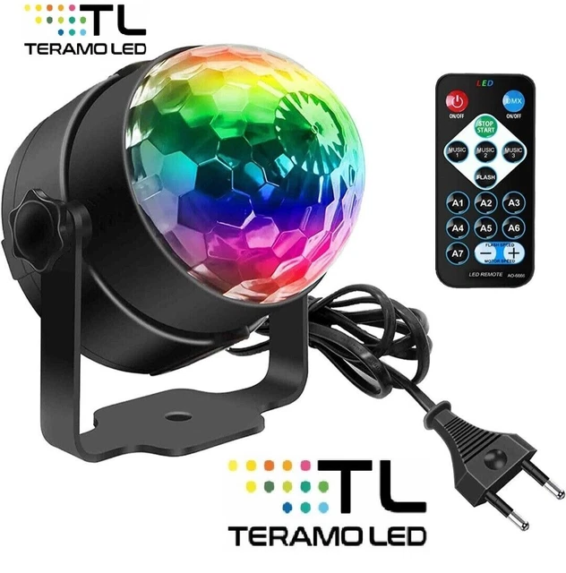 E27 Mini Rotante Magica Sfera Di Luce RGB Lampada Di Proiezione Parto DJ Palla Da Discoteca Luce Per La Festa In Casa KTV Bar Palco Illuminazione Di Nozze