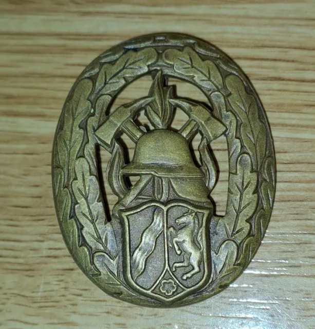 FEUERWEHR Leistungsabzeichen NRW in Bronze, alt