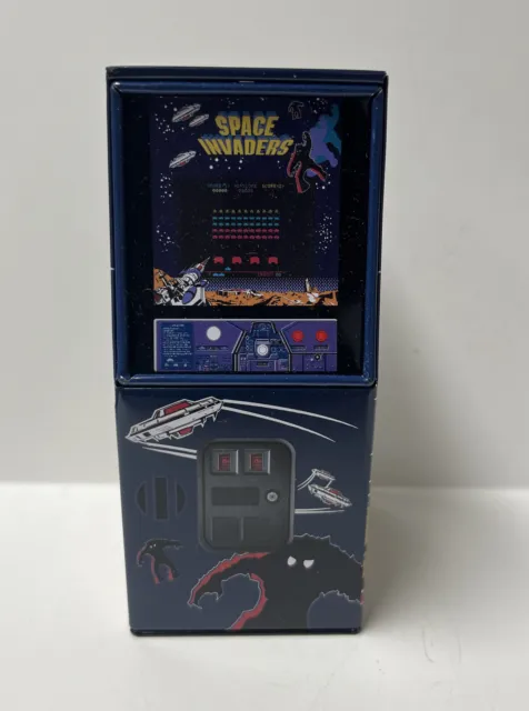 Arcade Blocks Space Invaders Coin Bank 4" Official Taito
