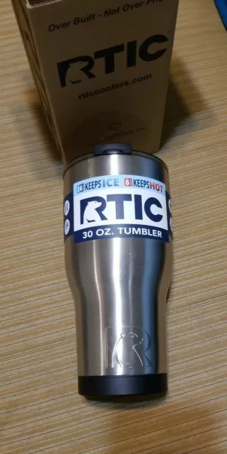 RTIC 30 oz Tumbler Cup Mug Jug New in Box SS Silver