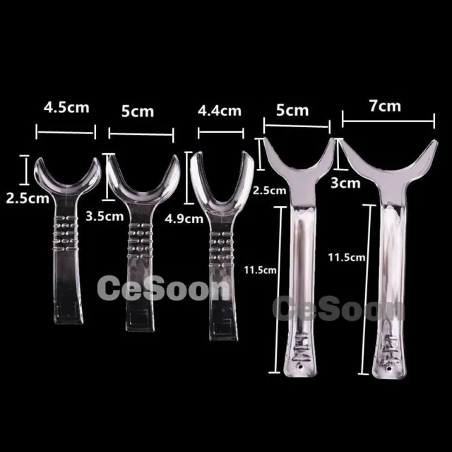 5 Pcs Dental Durable Lip Retractor Orthodontic Mouth Opener Photography Y Shape