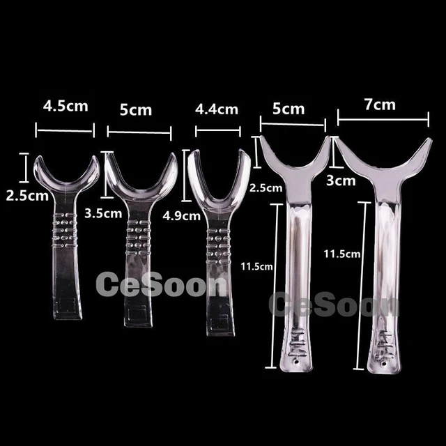 5 Pcs Dental Durable Lip Retractor Orthodontic Mouth Opener Photography Y Shape