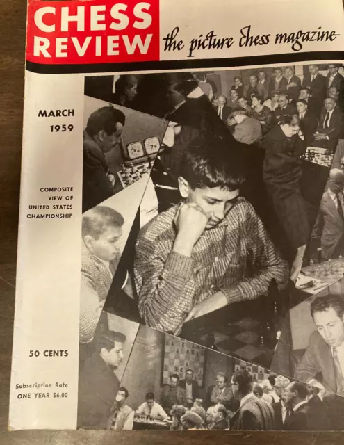 ROBERT BOBBY FISCHER ON COVER 1970 #7 EXYUGO CHESS MAGAZINE REVIEW