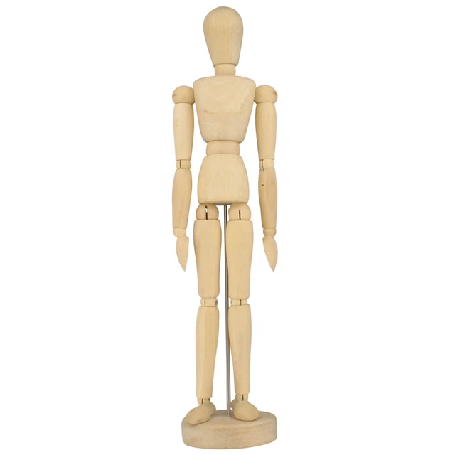 Jakar 12 Zoll Künstler Holz Manikin Schaufensterpuppe Lay Figur (beweglich/gebogener Mann)