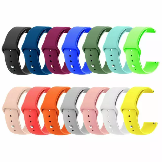 18mm Silicone Watch Band Wrist Strap For Garmin Venu 2S Vivoactive 3S 4S